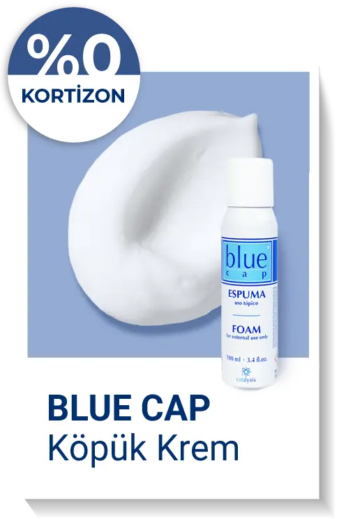 blue cap köpük krem