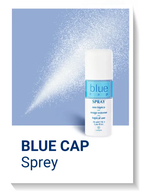 blue cap sprey